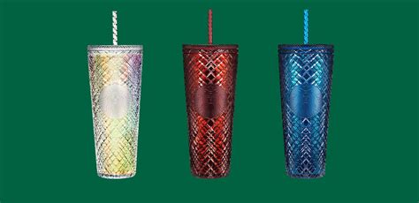 2022 Starbucks Plastic Cold Cup Confetti Aqua Terra, Decorate Your Own Refillable Lid, 24 oz Venti Tumbler. . Starbucks jeweled cold cups 2022
